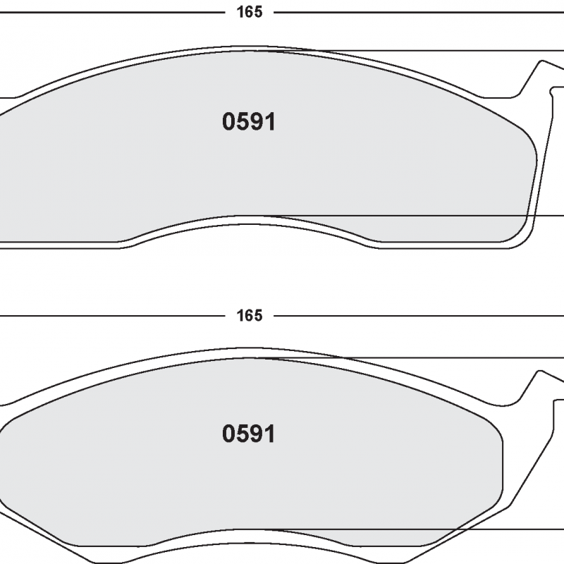 Street brake pads - Chrysler / Dodge
Eagle / Plymouth
front pad